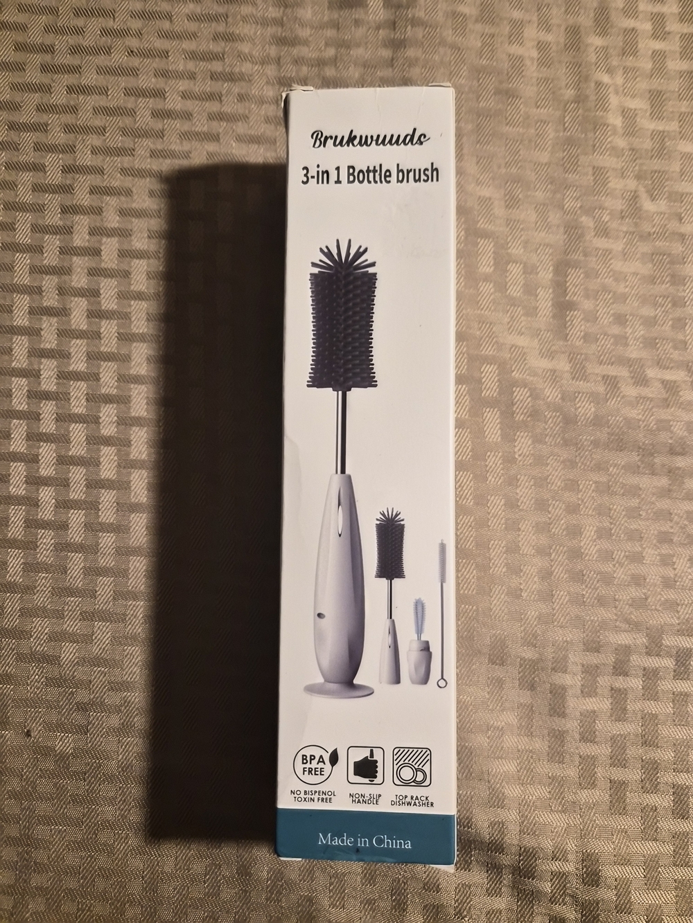3-in-1 Bottle Brush – White